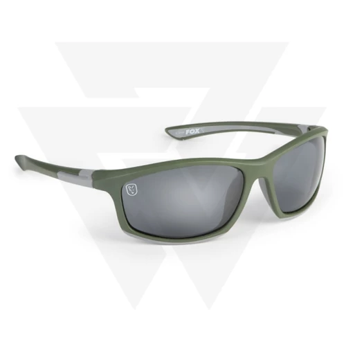 Fox Green & Silver Sunglasses Grey Lens Polarizált Napszemüveg