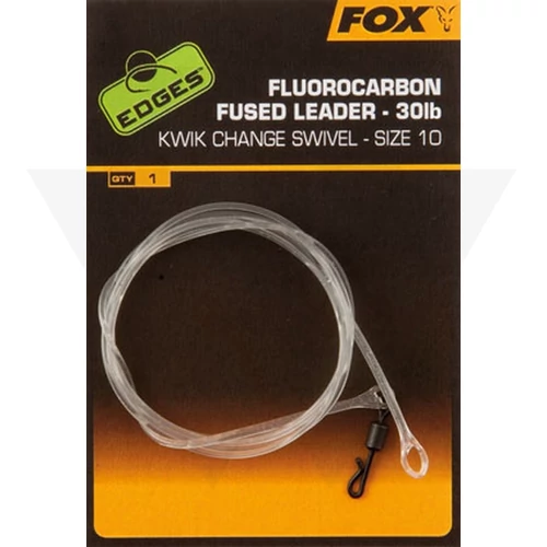 Fox Előkötött Leader Fluorocarbon Fused Leader(75cm)