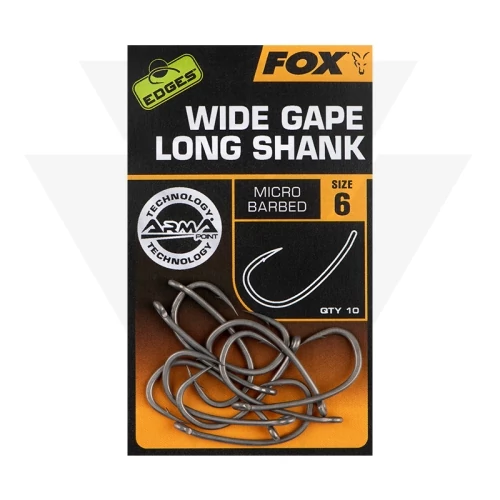 FOX Horog Edges Super Wide Gape Long Shank