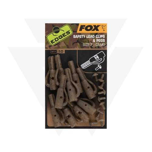 Fox Ólomklipsz Edges Camo Lead Clips & Pegs