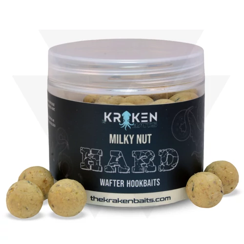 The Kraken Baits Milky Nut Hard Wafter Hookbaits