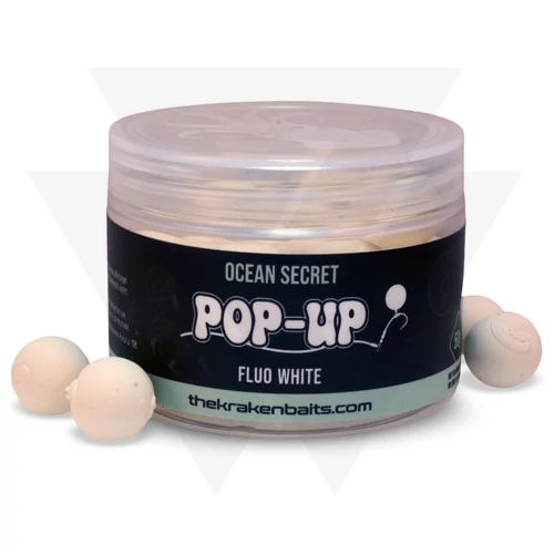 The Kraken Baits Ocean Secret Fluo White Pop-Ups