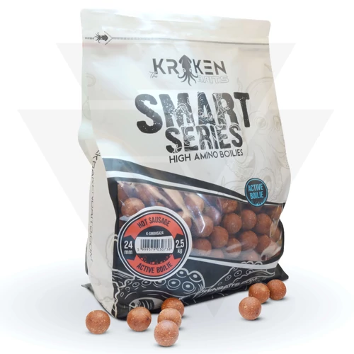 The Kraken Baits Smart Series Hot Sausage Active Boilie (2,5kg)