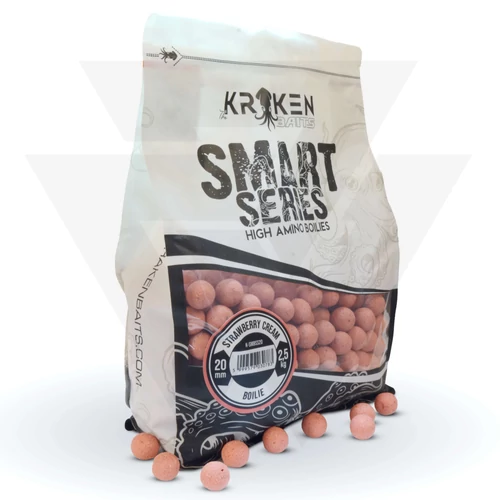 The Kraken Baits Smart Series Strawberry Cream Boilie (2,5kg)