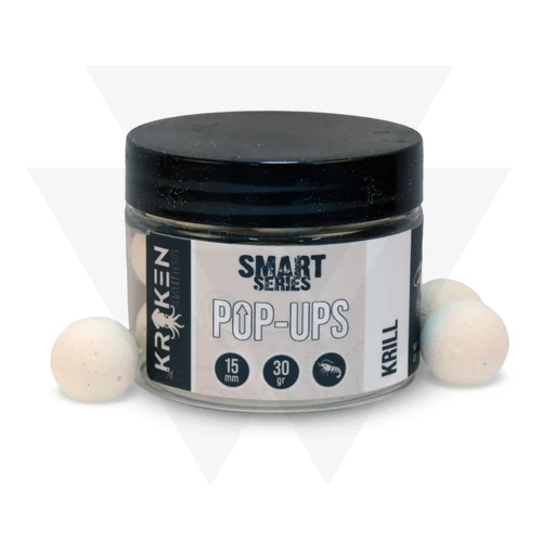 The Kraken Baits Smart Series Krill Fluo White Pop Ups
