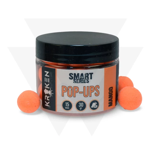 The Kraken Baits Smart Series Crazy Mango Fluo Orange Pop Ups