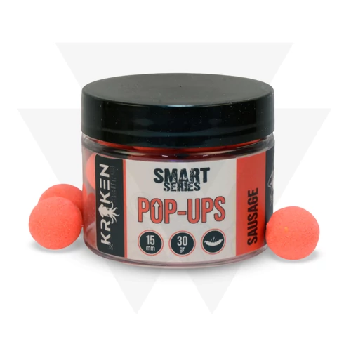 The Kraken Baits Smart Series Sausage Fluo Red Pop Ups