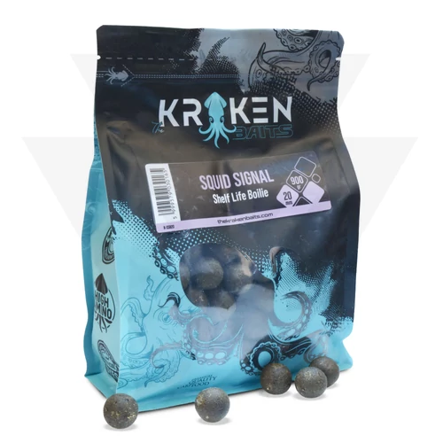 The Kraken Baits Squid Signal Shelf Life Boilie