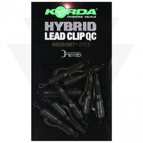 Korda QC Hybrid Lead Clip Speciális Ólomklipsz (Weed / Silt)