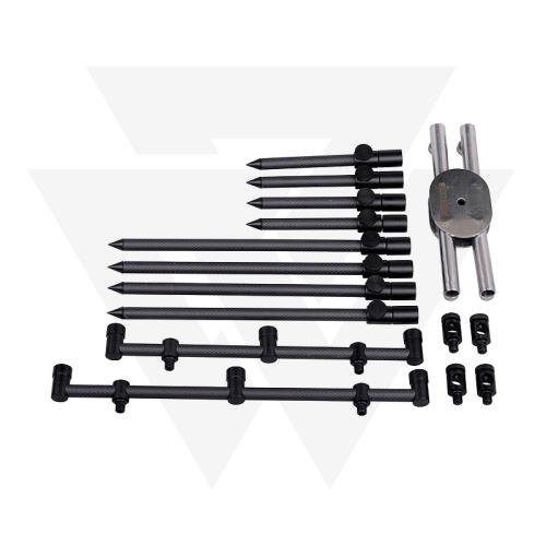 Prologic Black Fire Pod 'n Goalpost Kit 3 botos