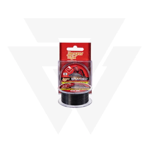 Benzár Előkezsinór Braided Method Hookline Black (10m)