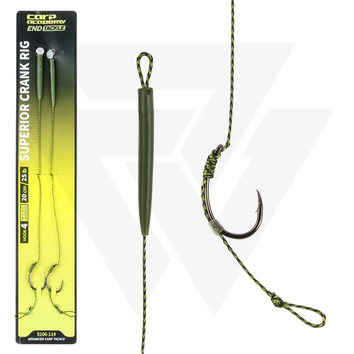 Carp Academy Előkötött Előke Crank Hook Rig