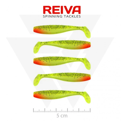 Reiva Gumihal Flat Minnow Shad 5cm (5db/csomag)