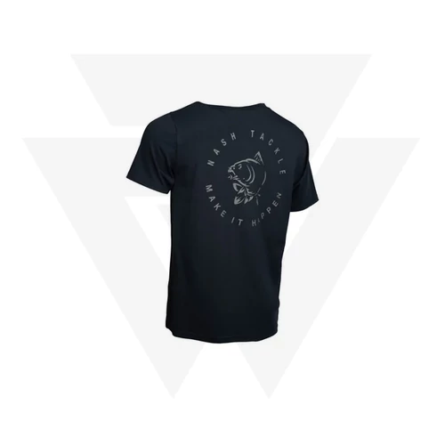 Nash Póló Make It Happen Carp Logo T Shirt Black 