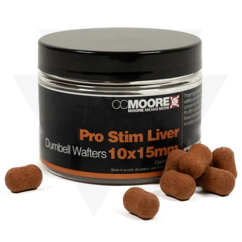 CC Moore Pro-Stim Liver Dumbell Wafters - 10x15mm