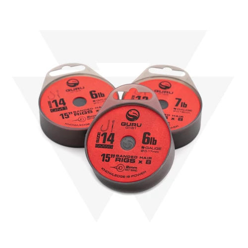 Guru Szakálnélküli Előkötött Horog SMWG Bait  Bands Rig 15 inch
