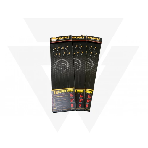 Guru Előkötött Horog SMWG Banded Ready Rigs 6 inch