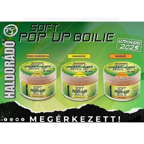 Haldorádó Super Soft Pop Up Boilie (14mm) Haldorádó Super Soft Pop Up Boilie (14mm)