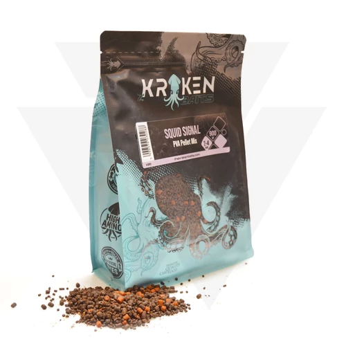 The Kraken Baits Squid Signal PVA Pellet Mix