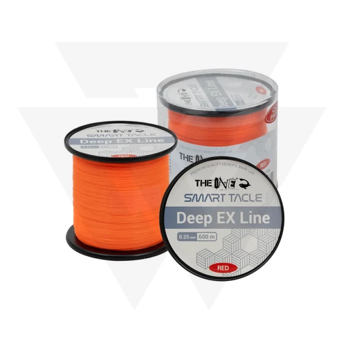 The One Deep EX Line Soft Red Monofil Zsinór (600m)