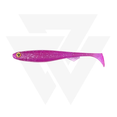 Fox Rage Gumihal Slick Shad Uv (9cm) - Purple Rain