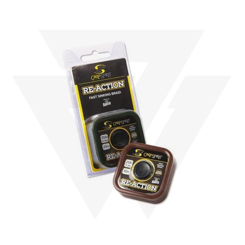 Sufix CarpSpirit Re-Action Braid fonott előkezsinór 35lbs/15,9kg/CamoGreen/20m