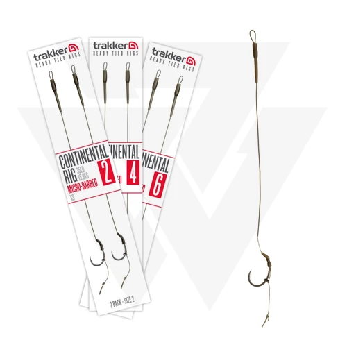 Trakker Előkötött Horog Continental Rig