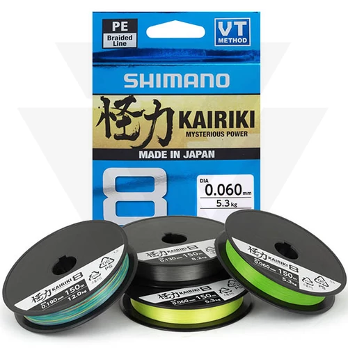 Shimano Fonott Zsinór Kairiki Mantis Green 8 Szálas (300m)