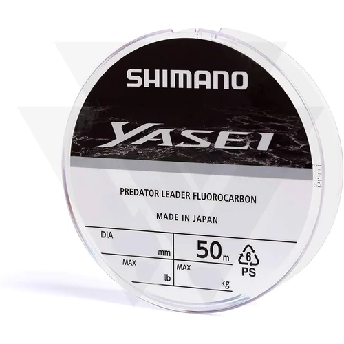 Shimano Előtétzsinór Yasei Predator Fluorocarbon Leader Grey (50m)