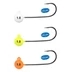 Freestyle Tungsten Micro Jigs 22 Glow Jig Fej - 2,7g /2