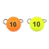 Freestyle Tungsten Bottom Jig Glow Orange/Chart Ólom - 3g