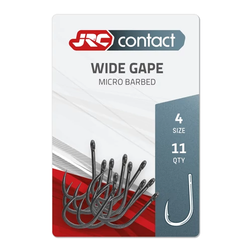 JRC Horog Wide Gape Carp Hooks (11db, Micro Barbed)