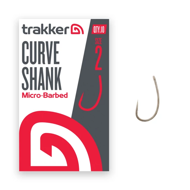 Trakker Horog Szakáll Nélküli Hook Barbless Curve Shank Hooks Size 4