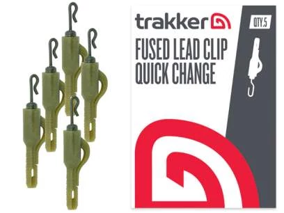 Trakker Ólomklipsz Gyorskapoccsal Tackle Fused Lead Clip Quick Change