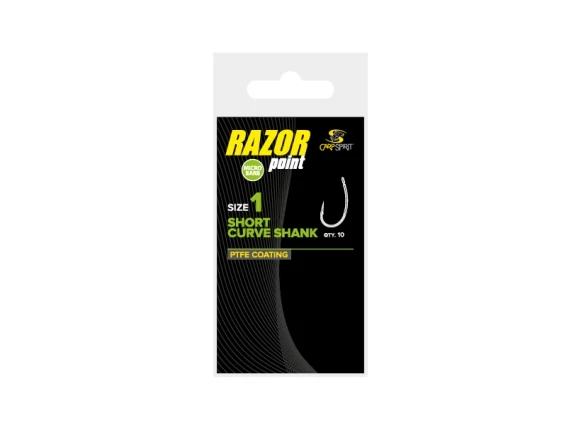 Carp Spirit Razor Short Curve Shank Horog