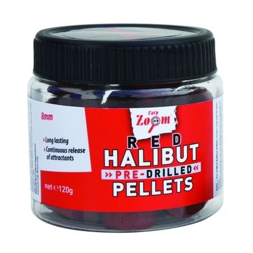 Carp Zoom Fúrt piros Halibut Horogpellet