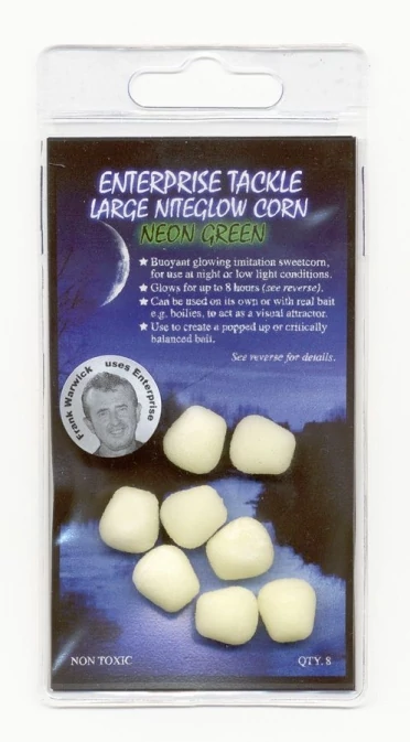 Enterprise Tackle Niteglow Large Corn Fluoreszkáló Gumikukorica