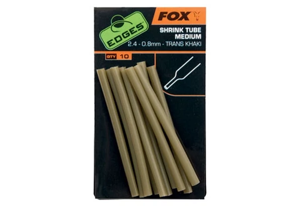 FOX Zsugorcső Edges Shrink Tube Khaki - M (2,4 - 0,8mm)