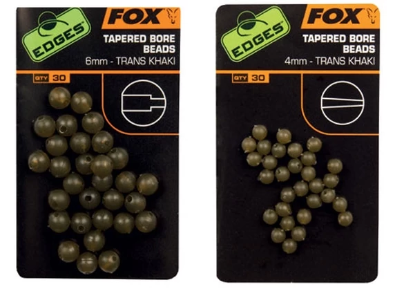 FOX Gyöngy Ütköző Edges Tapered Bore Beads - 6mm