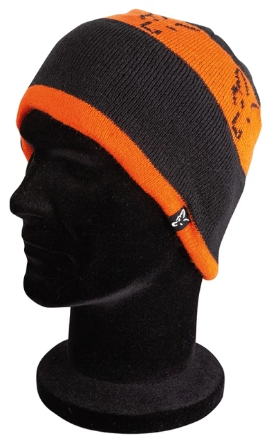 FOX Black & Orange Beanie Kötött Sapka