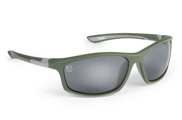 Fox Green & Silver Sunglasses Grey Lens Polarizált Napszemüveg
