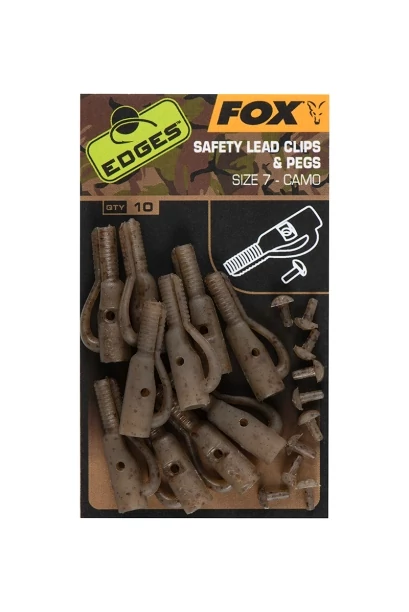 Fox Ólomklipsz Edges Camo Lead Clips & Pegs