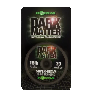 Korda Dark Matter Braid Ólomtartalmú Fonott Zsinór