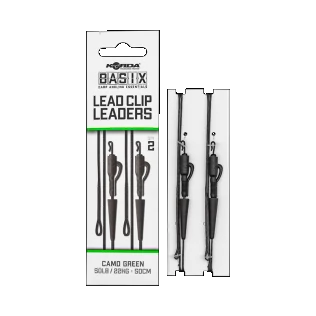 Korda Basix Lead Clip Leader QC Előkötött Leadcore