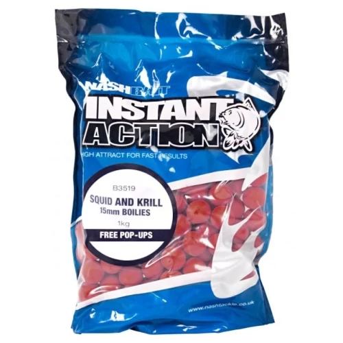 Nash Instant Action Boilies Squid & Krill Bojli