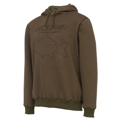 Prologic Mega Fish Hoodie Army Green Kapucnis Pulóver