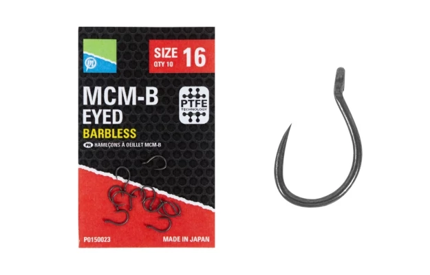 Preston MCM-B Eyed Hooks Horog