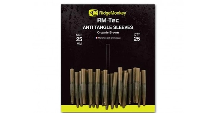 Ridgemonkey Rm-Tec Anti Tangle Sleeves Green Gubancgátló Hüvely Rövid