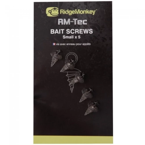 RidgeMonkey RM-Tec Hook Ring Bait Screw Nagykarikás Csalicsavar