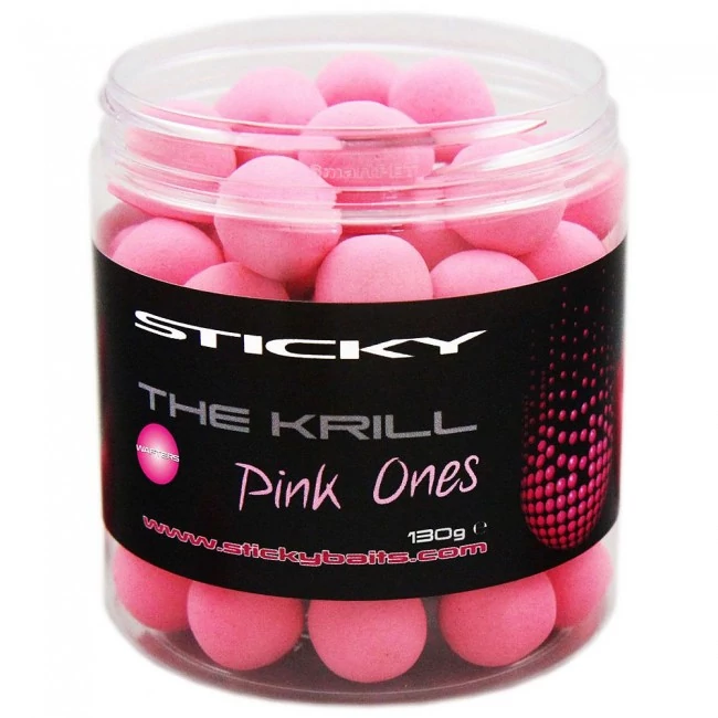 Sticky Baits The Krill Pink Ones Wafters Kiegyensúlyozott Csalizó Bojlik (16mm)